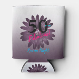 50 en paarse, fabelachtige, glitterachtige blikjeskoeler