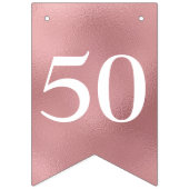 50 en prachtige Rozen gouden bontvlaggen Vlaggetjes (Eerste vlag)