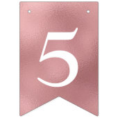 50 en prachtige Rozen gouden bontvlaggen Vlaggetjes (Derde vlag)