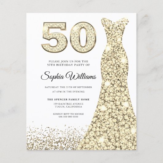 50 en verbluffend! De vrouw van de begroting nodig (Voorkant)