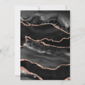 50 en verbluffend glitter Roos Gold 50e verjaardag Kaart (Achterkant)