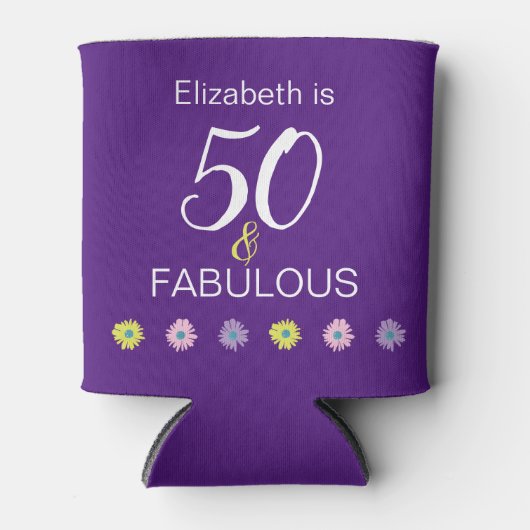 50 en verbluffend met dagen blikjeskoeler (Voorkant)