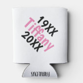  50 en verbluffende tekst van afgelopen dag blikjeskoeler (Achterkant)