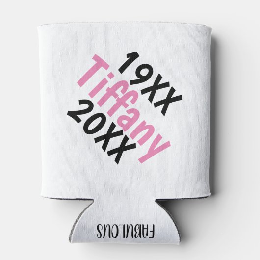 50 en verbluffende tekst van afgelopen dag blikjeskoeler (Achterkant)