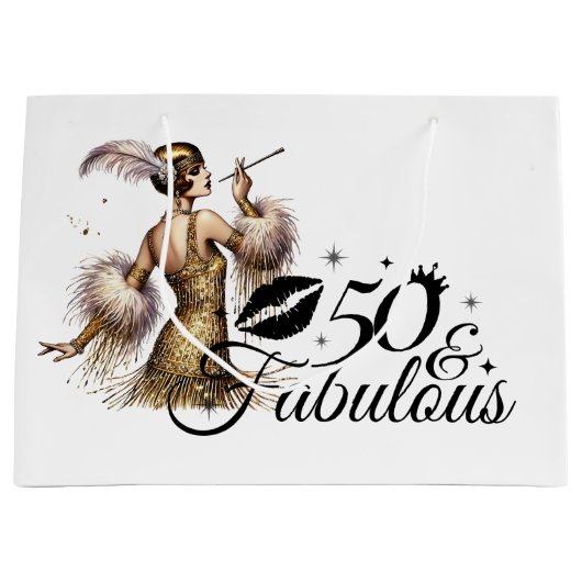 50 en vloeibaar groot cadeauzakje (Voorkant)