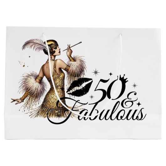 50 en vloeibaar groot cadeauzakje (Achterkant)