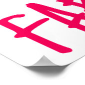 50 en vloeibaar poster (Hoek)