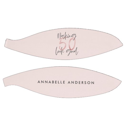 50 er goed uitzien, roze glitter verjaardag basketbal (Panelen)