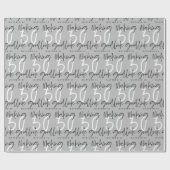 50 er goed uitzien verjaardagscadeauverpakking cadeaupapier (Vlak)