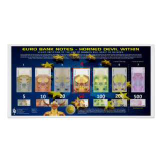 50 euro Bankbiljet Horned Devil Perfect Poster