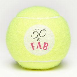 50 & Fab Fabulous Tennisballen