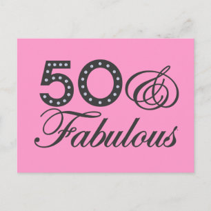 50 & Fabelachtige Gift Briefkaart