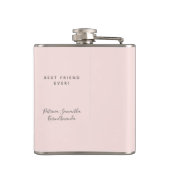 50 fabelachtige verjaardag roos goudblauwe roze mo heupfles (Achterkant)