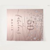 50 fabelachtige verjaardagsruiten van gouden diama wandkleed (Voorkant (horizontaal))