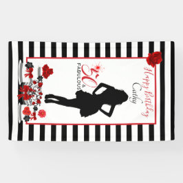 50- & FABULOUS 50e  banner op jaardag