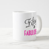 50, FABULOUS! 50e verjaardag Grote Koffiekop (Voorkant rechts)