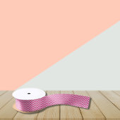 50 & Fabulous 50ste verjaardag roze & witte Chevro Satijnen Lint