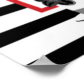 50 & FABULOUS 50th Birthday Party Welcome Sign Poster (Hoek)