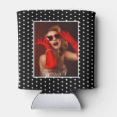 50 & Fabulous Birthday Foto 50th Party BLK White Blikjeskoeler (Achterkant)