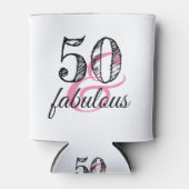 50 & Fabulous Birthday Party Blikjeskoeler (Voorkant)