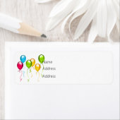 50 & Fabulous Birthday Return-adreslabels Etiket (Insitu)