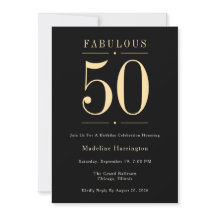 50 & Fabulous Black Gold 50e verpartij