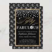 50 - Fabulous Black Gold Diamonds Glamoureus Kaart (Voorkant / Achterkant)