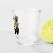 50 & Fabulous Black Gold Glam Shot Glass Shot Glas (Rechts)
