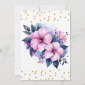 50 Fabulous Bold Hibiscus Tropische 50e Verjaardag Kaart (Achterkant)