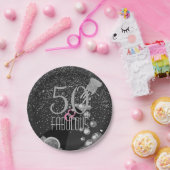 50 & Fabulous Champagne Elegant 50th Birthday Papieren Bordje (Feest)