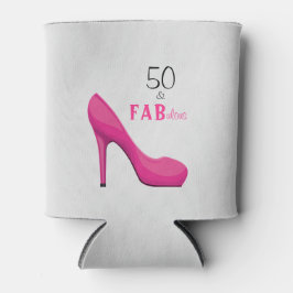 50 & Fabulous Cute Pink voor haar meisje Blikjeskoeler