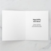 50 & Fabulous Editable Big Photo Collage Birthday Kaart (Binnen)