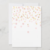 50 & Fabulous Elegant Birthday Invitation Kaart (Achterkant)