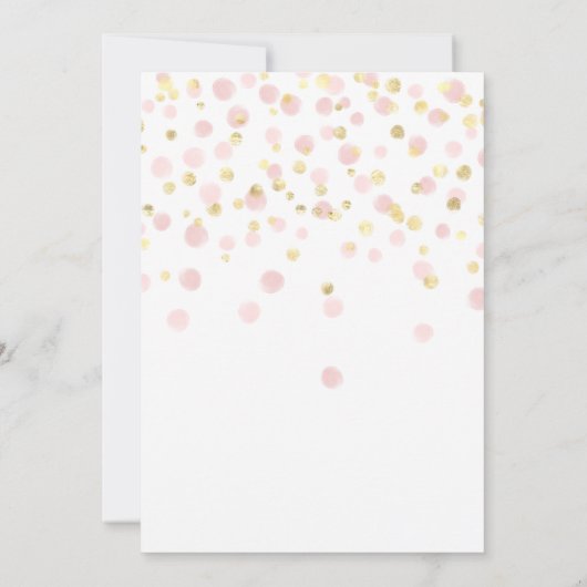 50 & Fabulous Elegant Birthday Invitation Kaart (Achterkant)