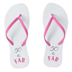 50 & Fabulous Fab Teenslippers