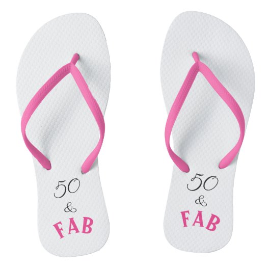 50 & Fabulous Fab Teenslippers (Voetbed)