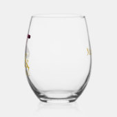 50 & Fabulous Gepersonaliseerde Elegant Wijnglas Zonder Voet (Links)