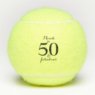 50 & Fabulous Gepersonaliseerde Tennisbal Tennisballen