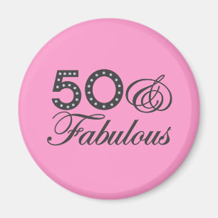 50 & Fabulous Gift Magneet