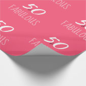 50- & Fabulous Gift Wrapping Cadeaupapier (Hoek)