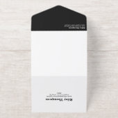 50 & Fabulous Glamoureus Gouden Verjaardagsfeest All In One Uitnodiging (Buiten)