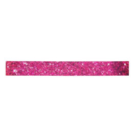 50& Fabulous Gold Hot Pink Glittery Glam Satijnen Lint