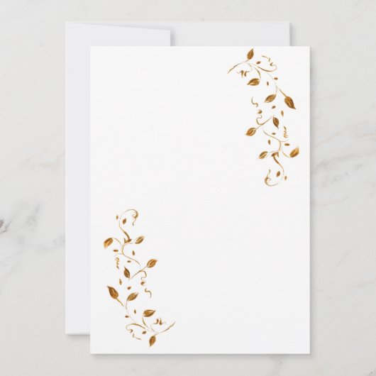 50&Fabulous Gouden Verjaardag Uitnodiging (Achterkant)