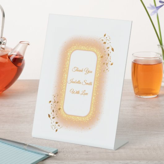 50& Fabulous gouden verjaardag voetstuk teken Reclamebord Met Voetstuk (Insitu)