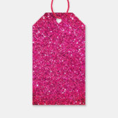50& Fabulous Hoge Hakken Gouden Roze Glittery Glam Cadeaulabel (Achterkant)