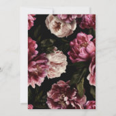 50 & Fabulous Moody Bourgondië Blush Botanisch Kaart (Achterkant)