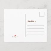 50 Fabulous Mustache  Kaart Verjaardagsfeest (Achterkant)