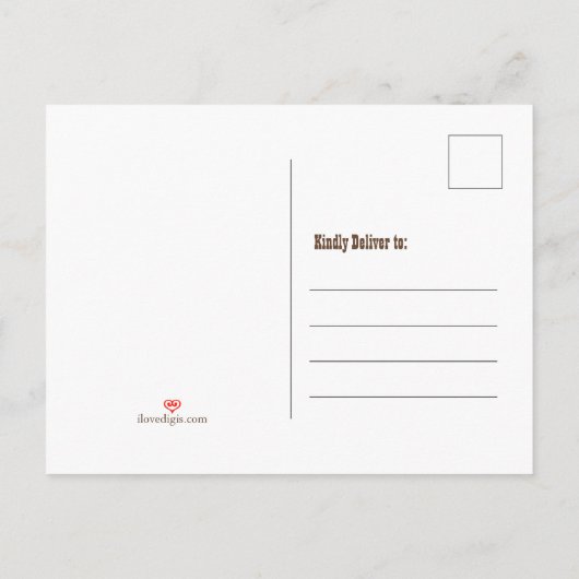 50 Fabulous Mustache  Kaart Verjaardagsfeest (Achterkant)