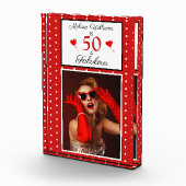 50 & Fabulous Persoonlijk 50ste Verjaardag Witte R Fotoblokken (Rechts)