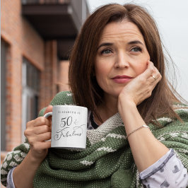 50 Fabulous persoonlijke 50e verjaardag Koffiemok